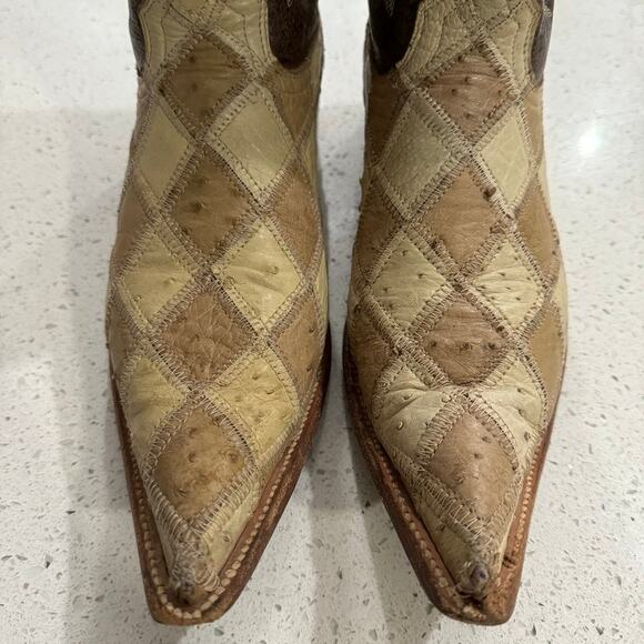 red diamond limited collection opper ostrich boots size 8 main image 6